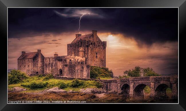 Eilean Donan Castle Framed Print by David J Gillan