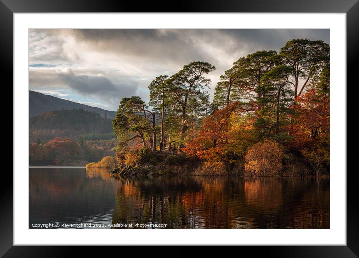 Autumn's Embrace at Friars Crag Framed Mounted Print by Ray Pritchard