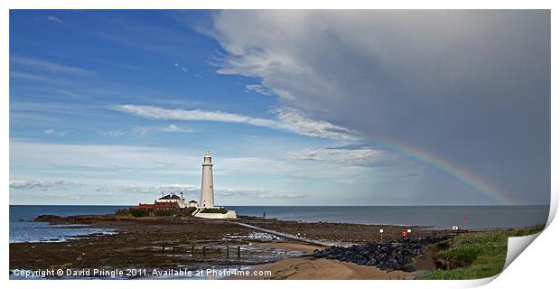 Rainbow After The Storm Print by David Pringle