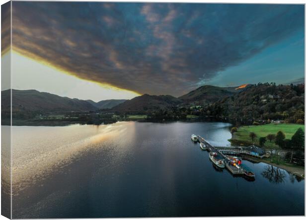 Glenridding Sunrise Canvas Print by Dave Hudspeth Landscape Photography