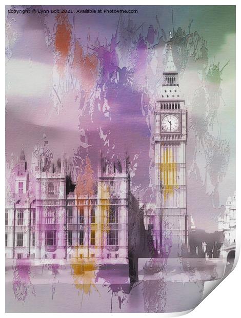 Big Ben Print by Lynn Bolt