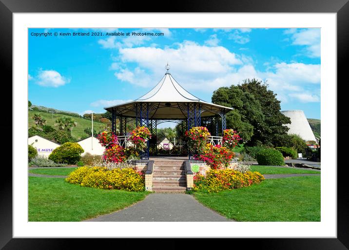 Jubilee gardens Ilfracombe Framed Mounted Print by Kevin Britland