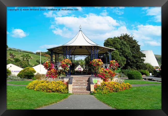 Jubilee gardens Ilfracombe Framed Print by Kevin Britland