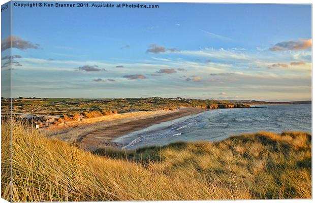 Gwithian Beach 2 Canvas Print by Oxon Images