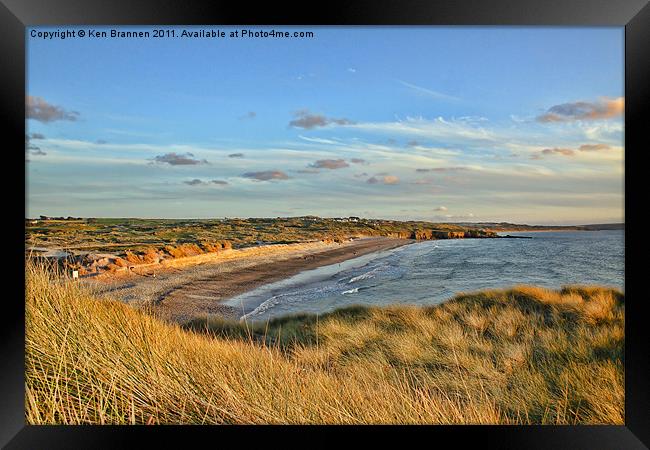 Gwithian Beach 2 Framed Print by Oxon Images