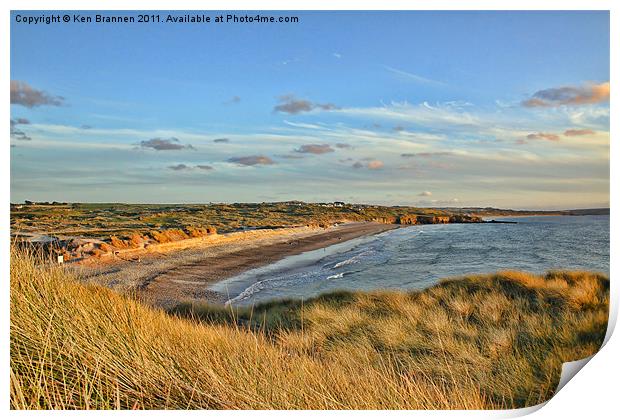Gwithian Beach 2 Print by Oxon Images