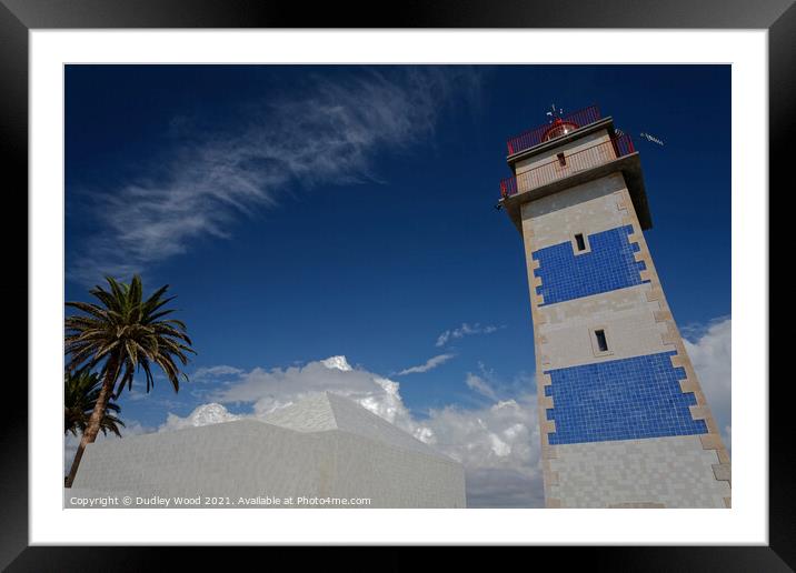 Majestic Santa Marta Lighthouse Framed Mounted Print by Dudley Wood