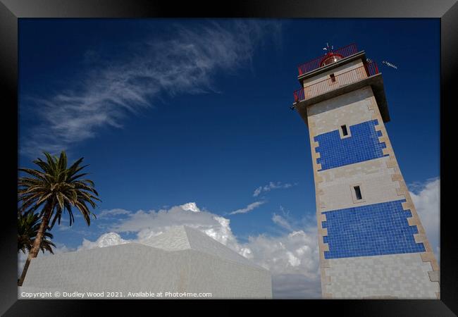 Majestic Santa Marta Lighthouse Framed Print by Dudley Wood