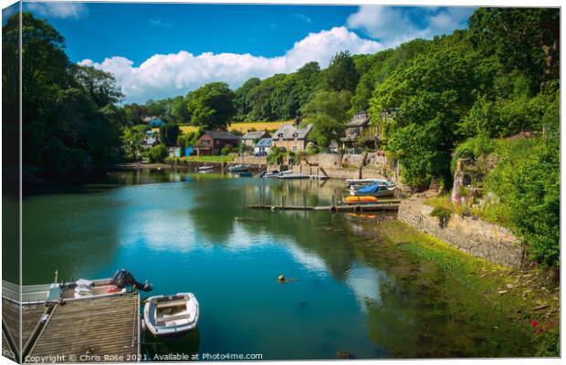 Port Navas Canvas Print by Chris Rose