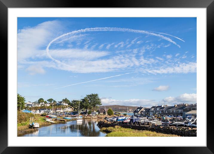 B1 bombers circling above Abersoch Framed Mounted Print by Jason Wells