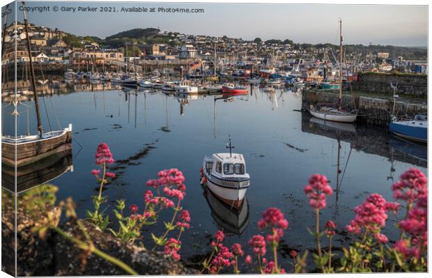Newlyn Harbour  Canvas Print by Gary Parker