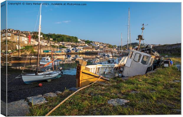 Newlyn Harbour Canvas Print by Gary Parker