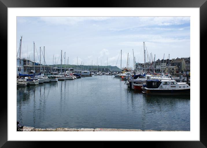 Plymouths Nautical Charm Framed Mounted Print by Graham Nathan