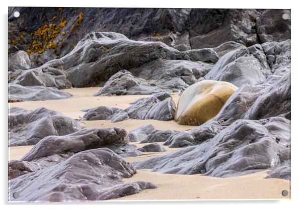 Old Head beach Louisburgh Mayo Acrylic by Phil Crean