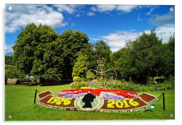 Parade Gardens,  Bath Acrylic by Darren Galpin