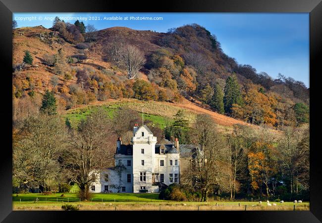 New Castle Lachlan on the Cowal Peninsula, Argyll Framed Print by Angus McComiskey