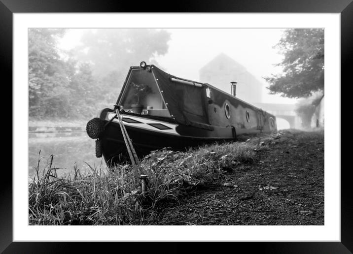 Early morning in monochrome Framed Mounted Print by Clive Wells