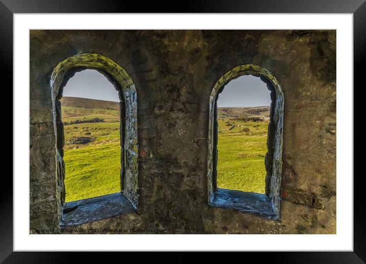 Looking through the arches Framed Mounted Print by Clive Wells