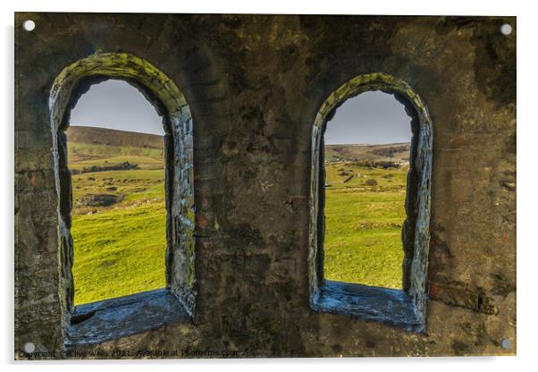 Looking through the arches Acrylic by Clive Wells