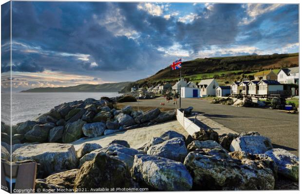 Beesands and Start Point South Devon. Canvas Print by Roger Mechan