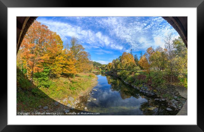 Vermont Panorama Framed Mounted Print by Graham Prentice
