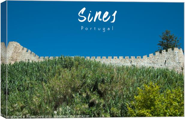Sines Castle Wall - Portugal Canvas Print by Angelo DeVal