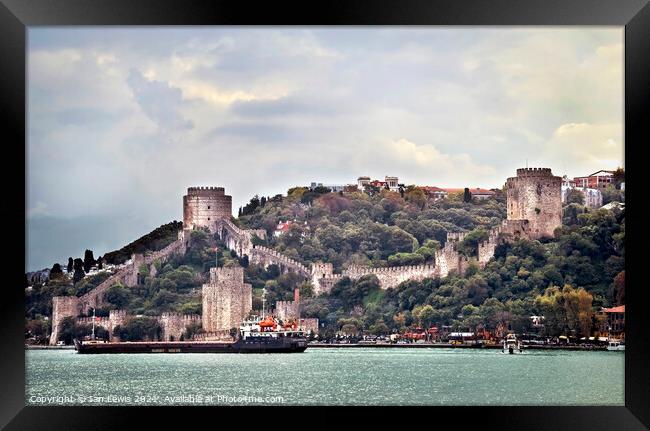 Rumelian Castle by the Bosporus Framed Print by Ian Lewis