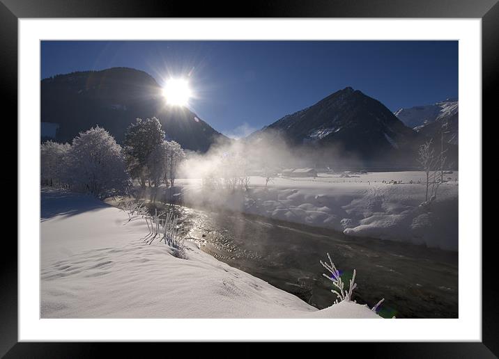 Cold morning  Framed Mounted Print by Thomas Schaeffer