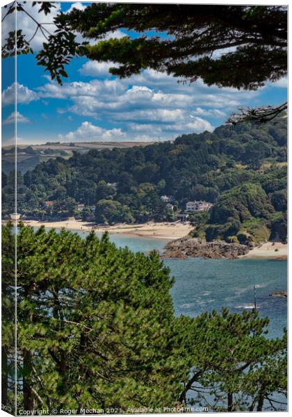 Serenity of the Salcombe Estuary Canvas Print by Roger Mechan