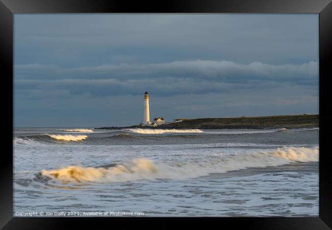Scurdie Ness Lighthouse Montrose Framed Print by Joe Dailly