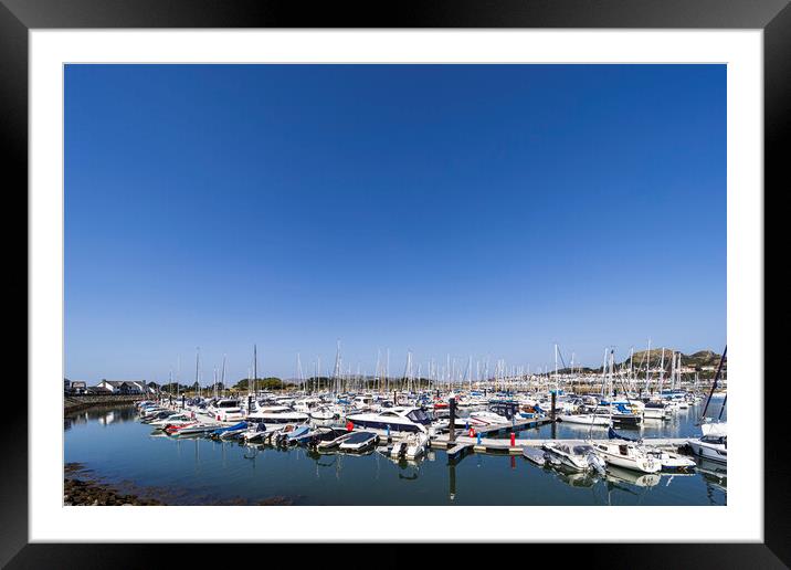 Conwy Marina Wales Framed Mounted Print by Phil Crean