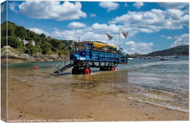 The Enchanting Sea Tractor Adventure Canvas Print by Roger Mechan