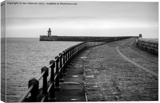 The Lighthouse Canvas Print by Kev Alderson