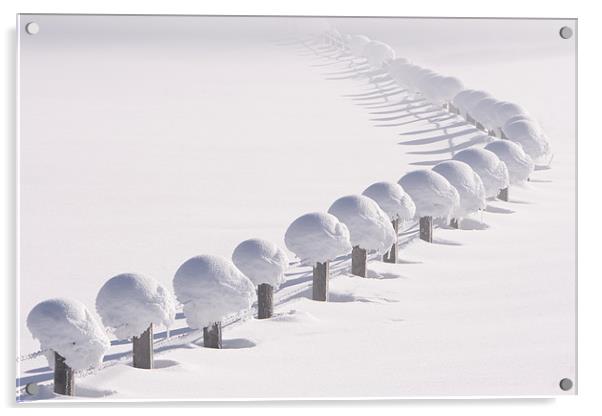 Snow chain Acrylic by Thomas Schaeffer