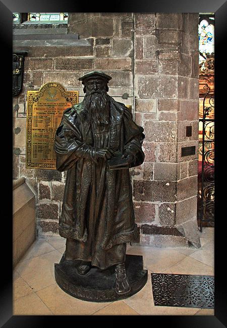 John Knox Statue Framed Print by Tom Gomez