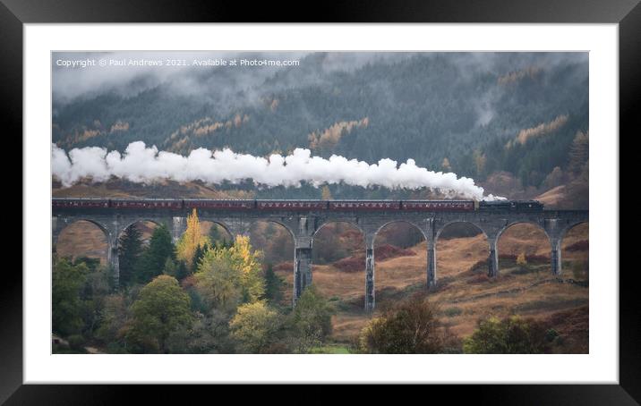 Hogwarts Express Framed Mounted Print by Paul Andrews