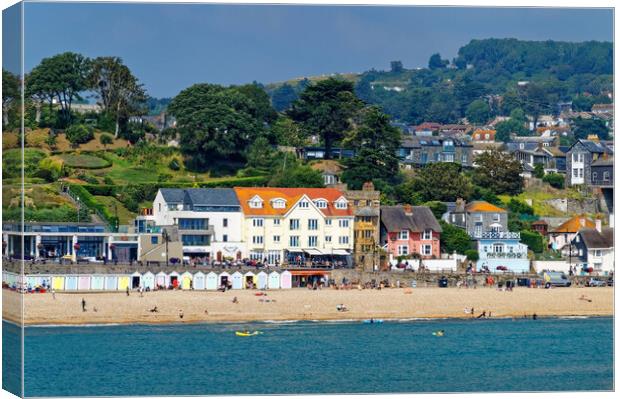 Lyme Regis Seafront Canvas Print by Darren Galpin