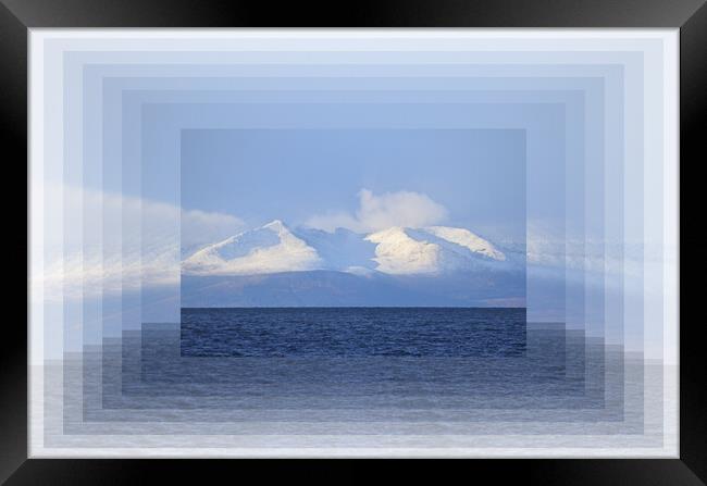 Isle of Arran mountains Framed Print by Allan Durward Photography