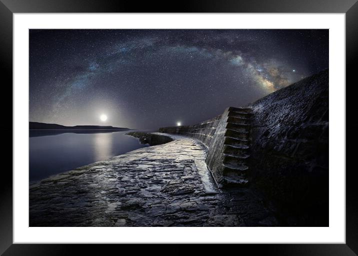Cobb and The Milky Way Framed Mounted Print by David Neighbour