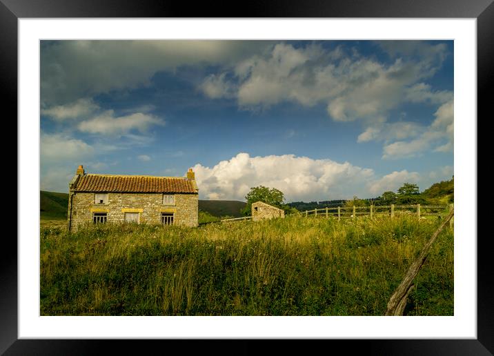 Abandoned Farm House, North Yorkshire Moors Framed Mounted Print by Michael Shannon