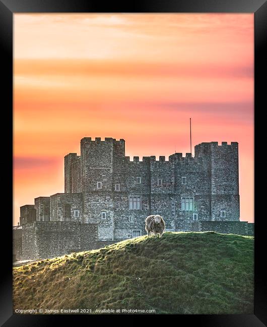 Dover Castle  Framed Print by James Eastwell