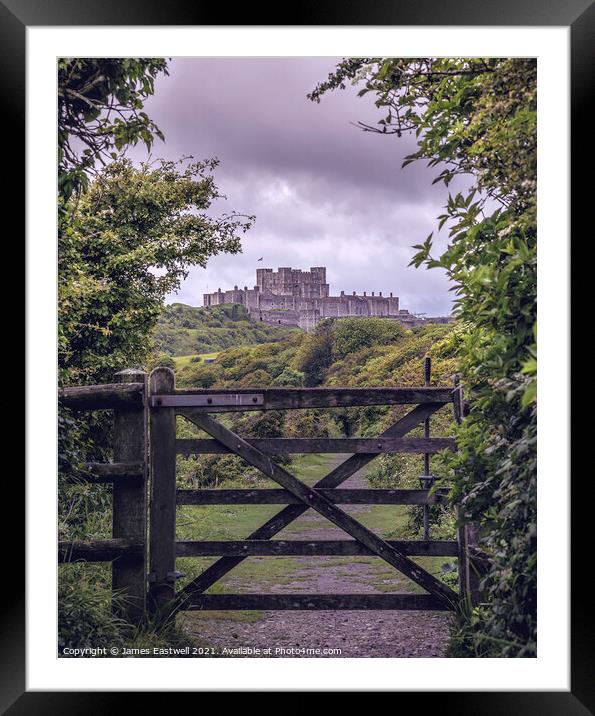Dover Castle - The gate to the key of England Framed Mounted Print by James Eastwell