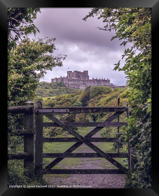 Dover Castle - The gate to the key of England Framed Print by James Eastwell
