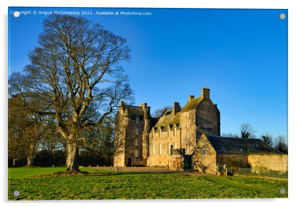 Kellie Castle, East Neuk of Fife Acrylic by Angus McComiskey