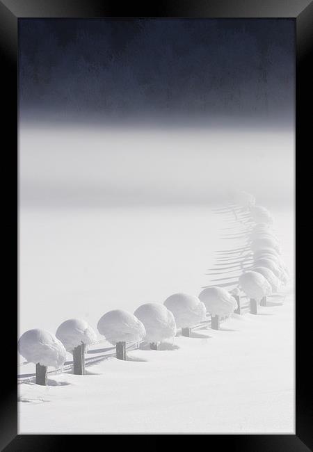 Snow chain III Framed Print by Thomas Schaeffer