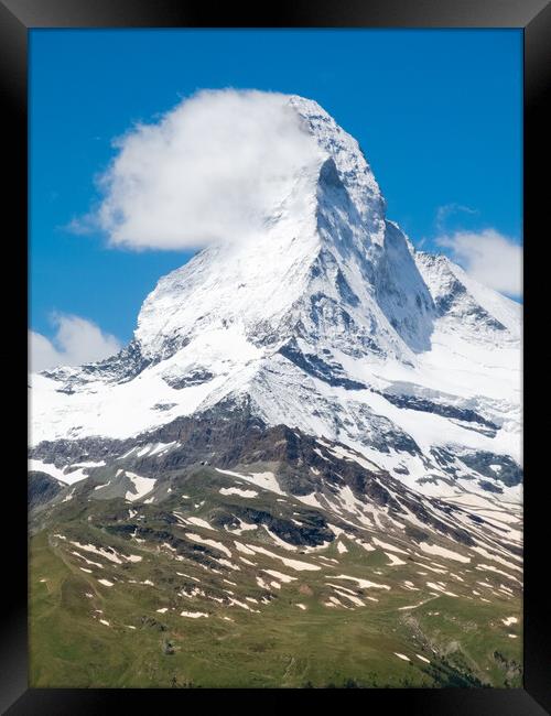 Matterhorn Mountain Framed Print by Mike C.S.