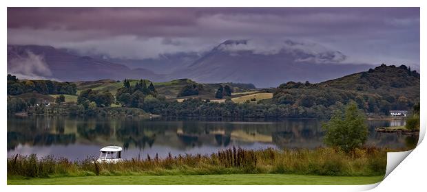 Early Morning at Loch Awe Print by Geoff Storey