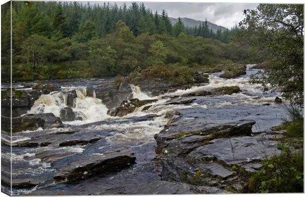 Allt Broighleachan Canvas Print by Geoff Storey