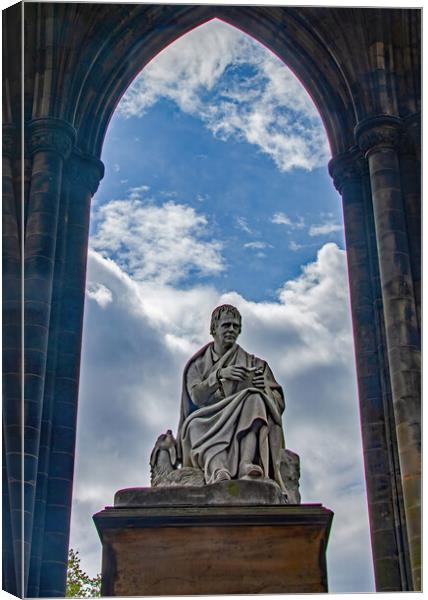 Sir Walter Scott Canvas Print by Joyce Storey