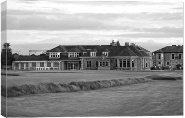 Old Prestwick Golf clubhouse Canvas Print by Allan Durward Photography